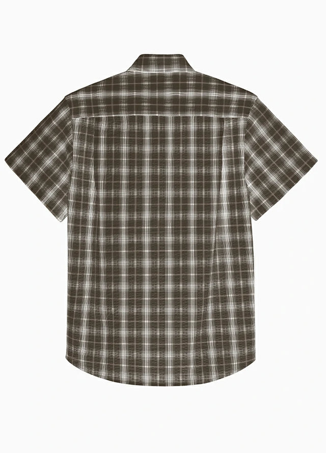 Men's Lightweight Air-Flow Seersucker Short Sleeve Shirt