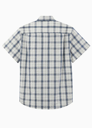 Men's Lightweight Air-Flow Seersucker Short Sleeve Shirt