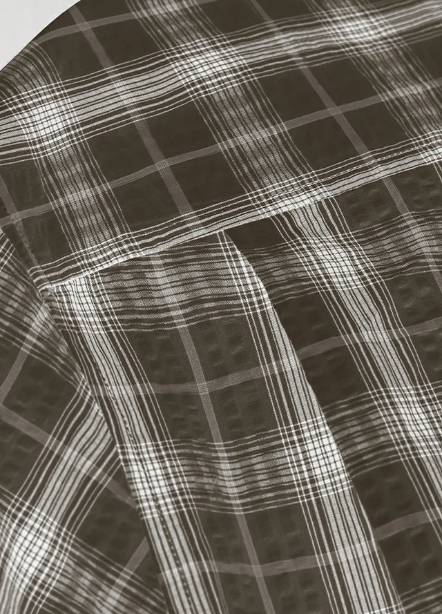 Men's Lightweight Air-Flow Seersucker Short Sleeve Shirt