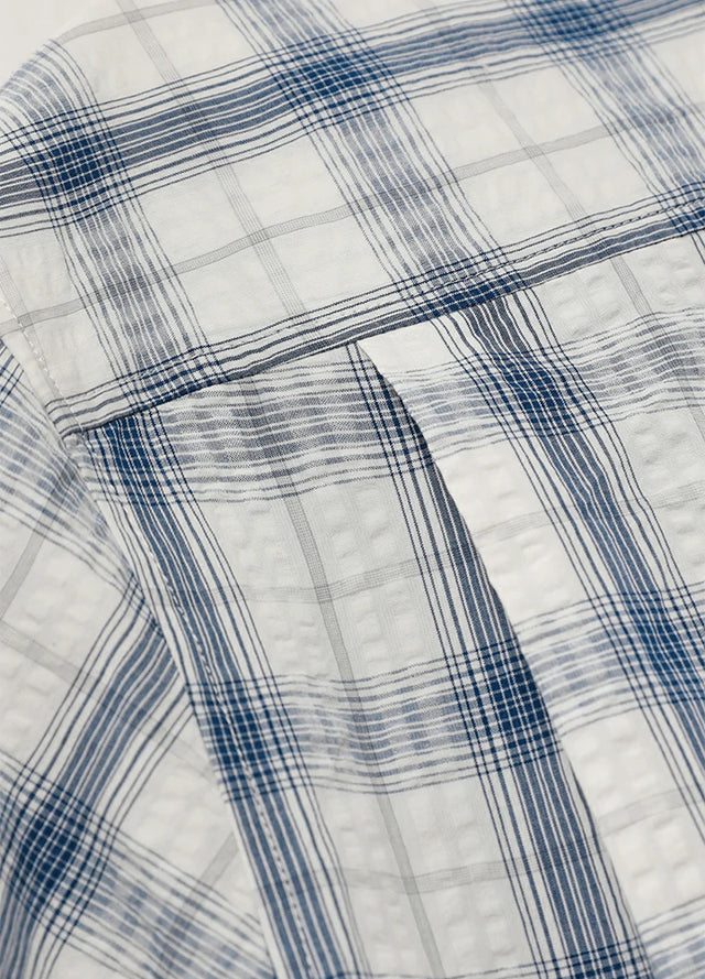 Men's Lightweight Air-Flow Seersucker Short Sleeve Shirt