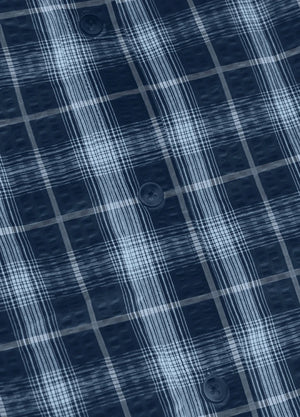 Men's Lightweight Air-Flow Seersucker Short Sleeve Shirt