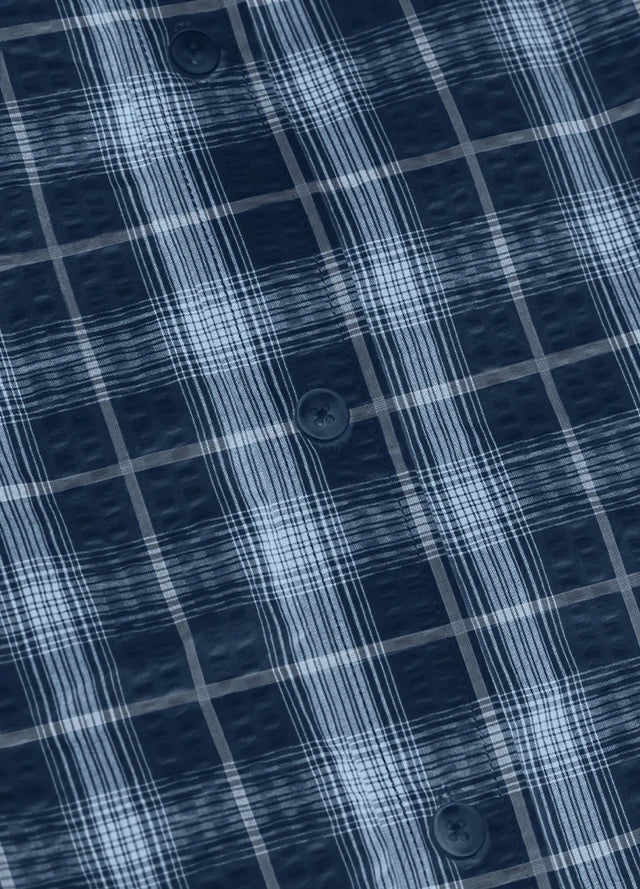 Men's Lightweight Air-Flow Seersucker Short Sleeve Shirt