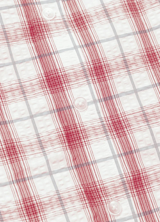 Men's Lightweight Air-Flow Seersucker Short Sleeve Shirt