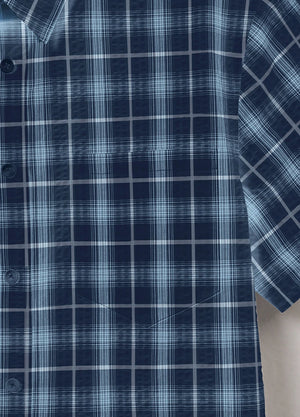 Men's Lightweight Air-Flow Seersucker Short Sleeve Shirt