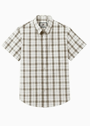 Men's Lightweight Air-Flow Seersucker Short Sleeve Shirt