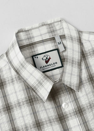 Men's Lightweight Air-Flow Seersucker Short Sleeve Shirt