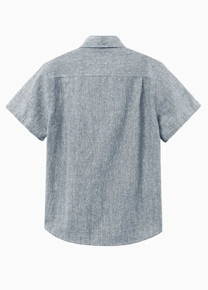 Men's Urban Linen Cotton Short Sleeve Shirt