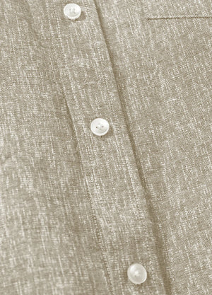 Men's Urban Linen Cotton Short Sleeve Shirt