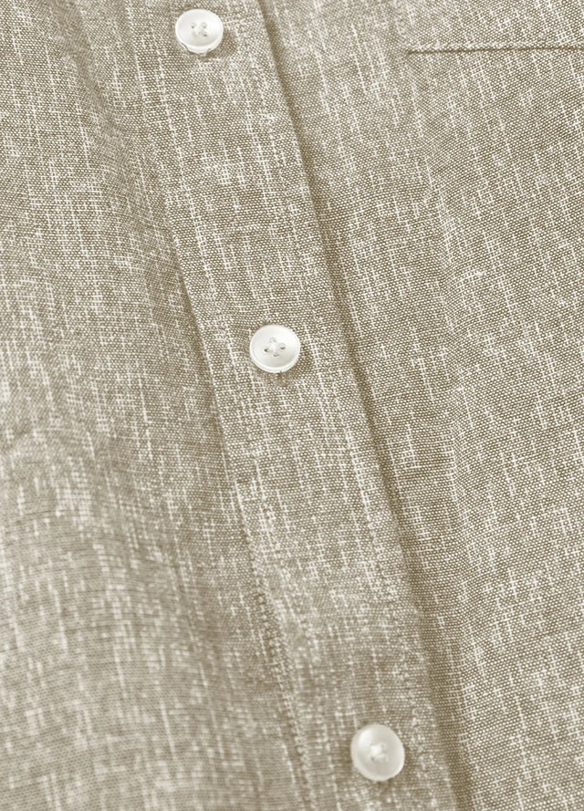 Men's Urban Linen Cotton Short Sleeve Shirt