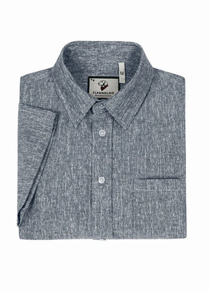 Men's Urban Linen Cotton Short Sleeve Shirt