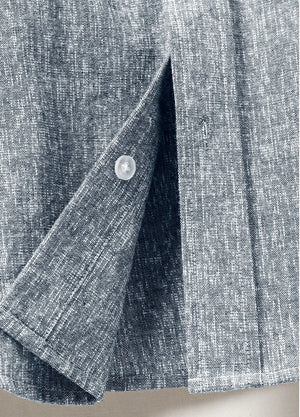 Men's Urban Linen Cotton Short Sleeve Shirt