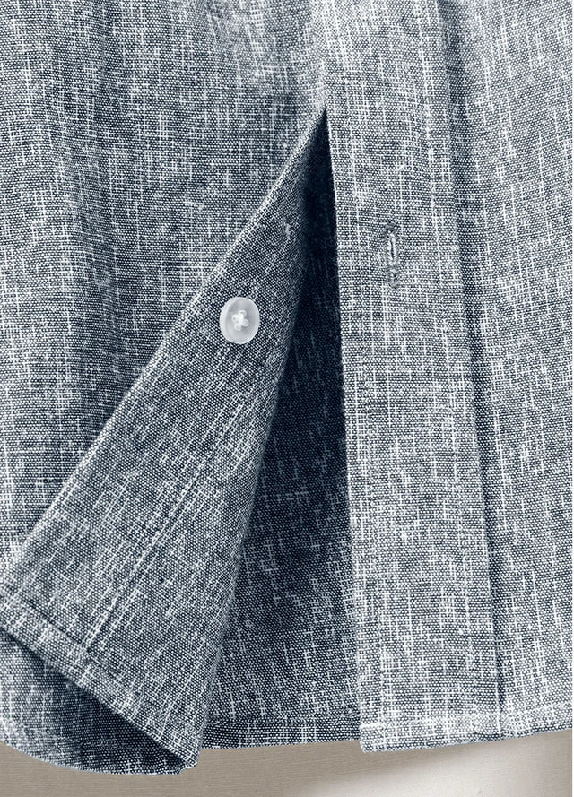 Men's Urban Linen Cotton Short Sleeve Shirt