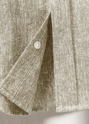 Men's Urban Linen Cotton Short Sleeve Shirt