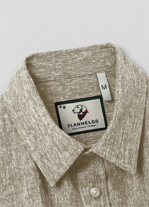 Men's Urban Linen Cotton Short Sleeve Shirt