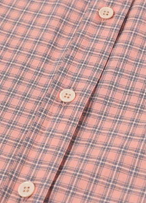 Women's Short-Sleeve Plaid Shirt