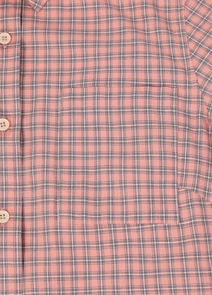 Women's Short-Sleeve Plaid Shirt