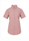 Women's Short-Sleeve Plaid Shirt