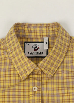 Women's Short-Sleeve Plaid Shirt