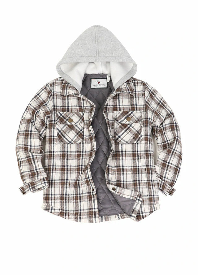 Kids flannel jackets discount