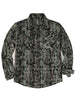 Timetrails Men's Acid Washed Plaid Flannel Shirt