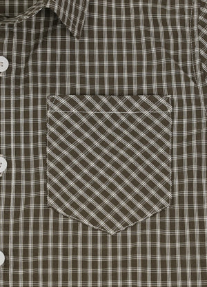 Kids Button Up Short Sleeve Shirt