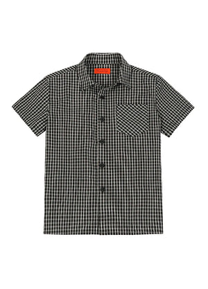 Kids Button Up Short Sleeve Shirt