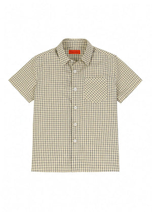 Kids Button Up Short Sleeve Shirt