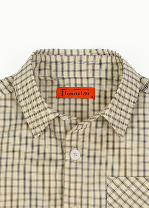 Kids Button Up Short Sleeve Shirt
