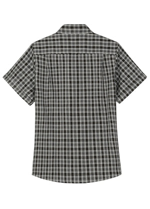 Women's Summer Nostalgia Plaid Short Sleeve Shirt