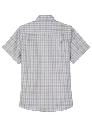 Women's Summer Nostalgia Plaid Short Sleeve Shirt
