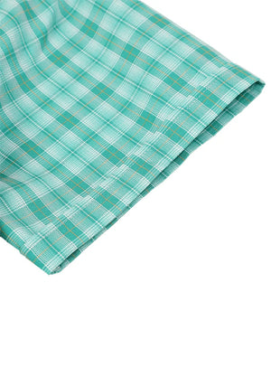 Women's Summer Nostalgia Plaid Short Sleeve Shirt