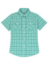 Women's Summer Nostalgia Plaid Short Sleeve Shirt