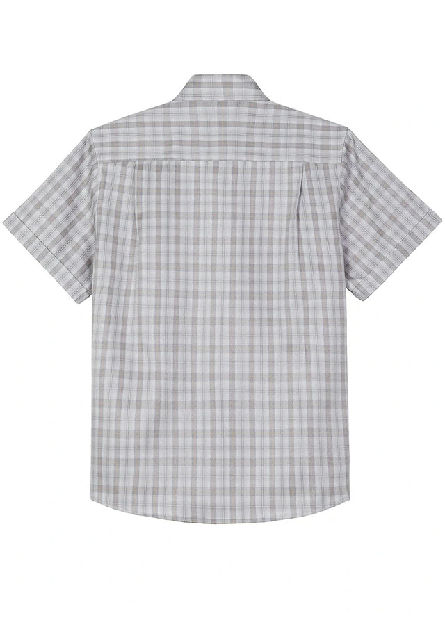 Men's Summer Nostalgia Plaid Short Sleeve Shirt