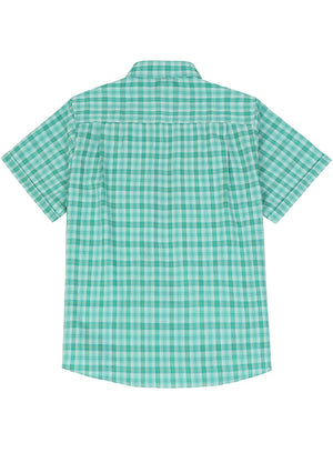 Men's Summer Nostalgia Plaid Short Sleeve Shirt