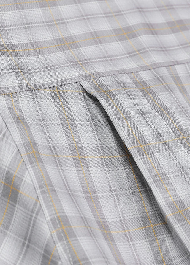 Men's Summer Nostalgia Plaid Short Sleeve Shirt