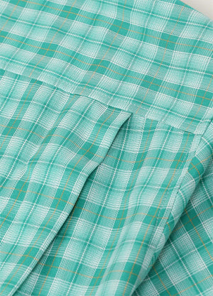 Men's Summer Nostalgia Plaid Short Sleeve Shirt