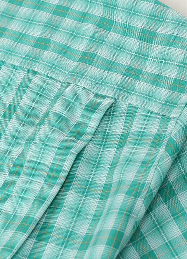 Men's Summer Nostalgia Plaid Short Sleeve Shirt