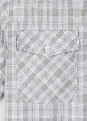 Men's Summer Nostalgia Plaid Short Sleeve Shirt