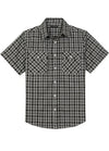 Men's Summer Nostalgia Plaid Short Sleeve Shirt