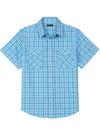 Men's Summer Nostalgia Plaid Short Sleeve Shirt
