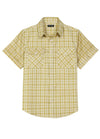 Men's Summer Nostalgia Plaid Short Sleeve Shirt