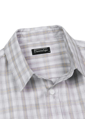 Men's Summer Nostalgia Plaid Short Sleeve Shirt