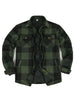 Men's Quilted Lined Snap Button Shirt Jacket