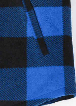 Men's Quilted Lined Snap Button Shirt Jacket