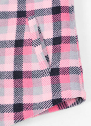 Women's Quilted Lined Snap Button Shirt Jacket