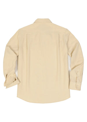 Men's Double Brushed CPO-Inspired Midweight Flannel Shirt