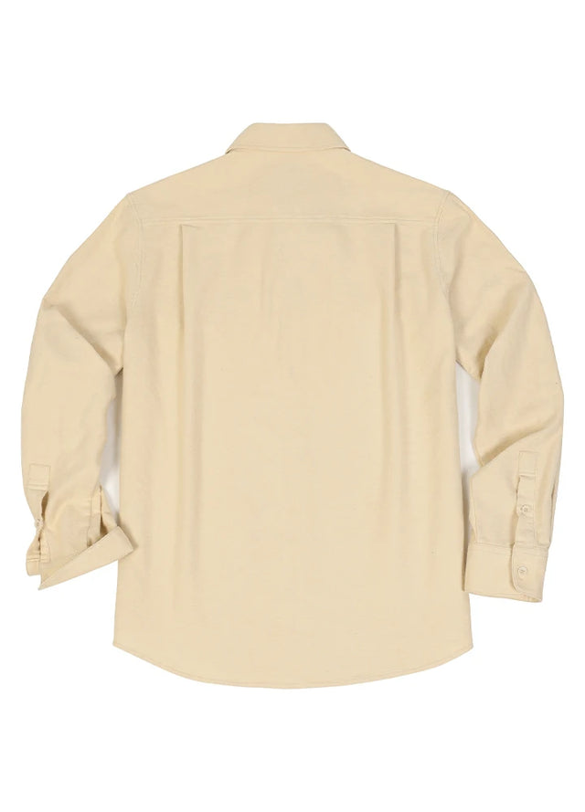 Men's Double Brushed CPO-Inspired Midweight Flannel Shirt