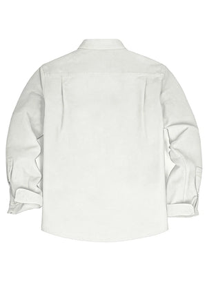 Men’s CPO-Inspired Midweight Flannel Shirt, Classic Workwear