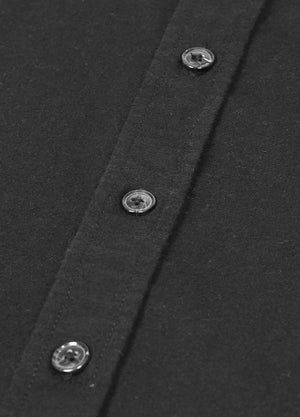 Men’s CPO-Inspired Midweight Flannel Shirt, Classic Workwear