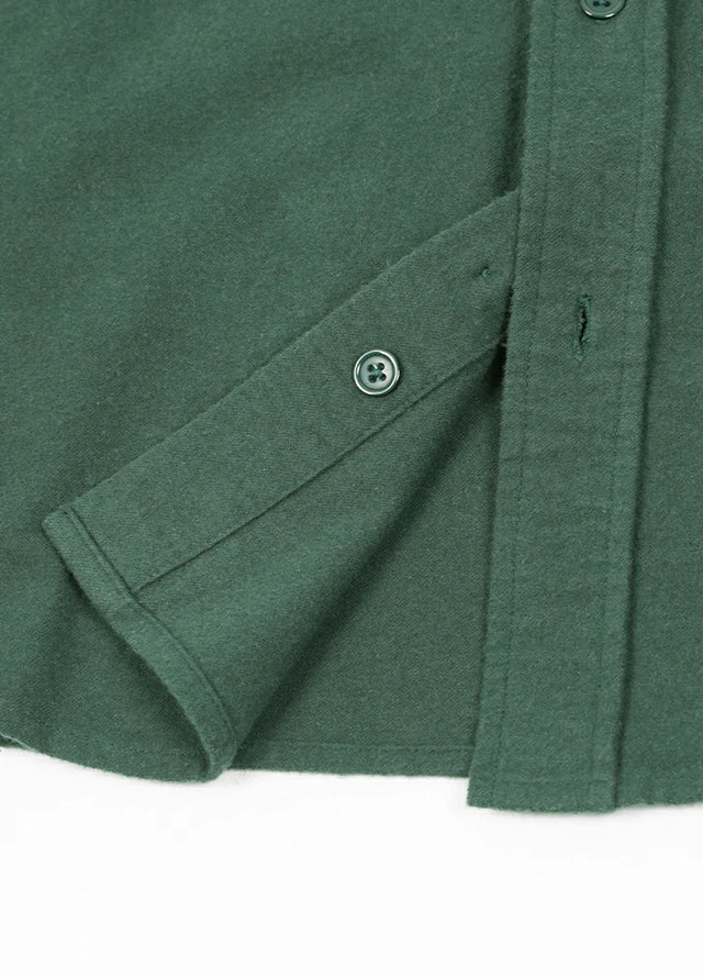 Men's Double Brushed CPO-Inspired Midweight Flannel Shirt